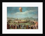 Ascent of a Balloon in the Presence of the Court of Charles IV, ca. 1783 by Antonio Carnicero