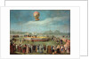 Ascent of a Balloon in the Presence of the Court of Charles IV, ca. 1783 by Antonio Carnicero