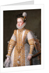 Portrait of Anna of Austria (1549?1580), Queen consort of Spain, 1571 by Alonso Sánchez Coello
