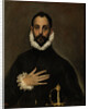 Nobleman with his Hand on his Chest, c. 1580 by Dominico El Greco