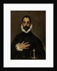 Nobleman with his Hand on his Chest, c. 1580 by Dominico El Greco