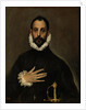 Nobleman with his Hand on his Chest, c. 1580 by Dominico El Greco