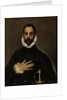 Nobleman with his Hand on his Chest, c. 1580 by Dominico El Greco