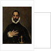 Nobleman with his Hand on his Chest, c. 1580 by Dominico El Greco