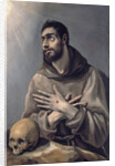 Saint Francis in ecstasy, c. 1580 by Dominico El Greco