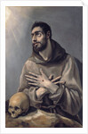 Saint Francis in ecstasy, c. 1580 by Dominico El Greco