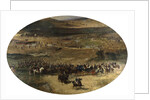 Queen Maria Christina Reviewing the Troops, 1866-1867 by Marià Fortuny
