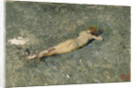 Nude on the Beach at Portici, 1874 by Marià Fortuny