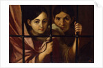 Two Women Behind a Grille, 1645 by Bartolomé Estebàn Murillo