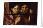 Two Women Behind a Grille, 1645 by Bartolomé Estebàn Murillo