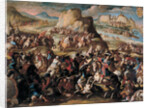 The Battle of Oran by Acisclo Antonio Palomino de Castro y Velasco