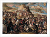 The Battle of Oran by Acisclo Antonio Palomino de Castro y Velasco