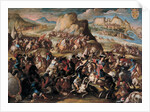 The Battle of Oran by Acisclo Antonio Palomino de Castro y Velasco