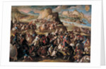 The Battle of Oran by Acisclo Antonio Palomino de Castro y Velasco