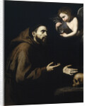 Francis of Assisi and the angel with the water bottle, 1636-1637 by José de Ribera