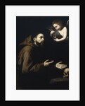 Francis of Assisi and the angel with the water bottle, 1636-1637 by José de Ribera
