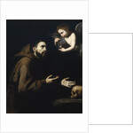 Francis of Assisi and the angel with the water bottle, 1636-1637 by José de Ribera