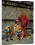 Jesters playing Cochonnet, 1868 by Eduardo Zamacois y Zabala