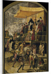 Saint Dominic Presides over an Auto da Fe, c. 1495 by Pedro Berruguete