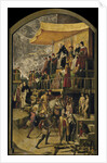Saint Dominic Presides over an Auto da Fe, c. 1495 by Pedro Berruguete