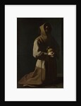Saint Francis in Meditation, 1635-1640 by Francisco de Zurbarán