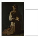 Saint Francis in Meditation, 1635-1640 by Francisco de Zurbarán