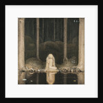 Princess Tuvstarr is still sitting there wistfully looking into the water, 1913 by John Bauer