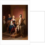 Heimdall returns the Brisingamen to Freya, 1846 by Nils Jakob Blommér