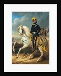 Portrait of the King Charles XV of Sweden, Mid of the 19th cen by Carl Fredrik Kiörboe