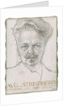 August Strindberg, 1899 by Carl Larsson