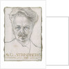 August Strindberg, 1899 by Carl Larsson
