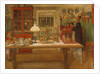 Getting Ready for a Game, 1901 by Carl Larsson