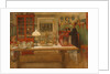 Getting Ready for a Game, 1901 by Carl Larsson