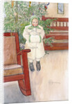 Girl and rocking chair by Carl Larsson