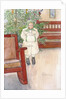 Girl and rocking chair by Carl Larsson