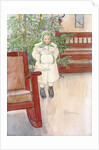 Girl and rocking chair by Carl Larsson