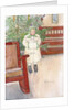 Girl and rocking chair by Carl Larsson