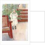 Girl and rocking chair by Carl Larsson
