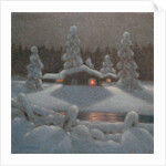 Winter Night by Bror Lindh