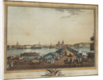 The Exchange Bridge at the Vasilievsky Island, 1799 by Benjamin Paterssen