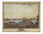 The Exchange Bridge at the Vasilievsky Island, 1799 by Benjamin Paterssen
