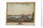 The Exchange Bridge at the Vasilievsky Island, 1799 by Benjamin Paterssen