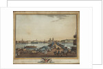The Exchange Bridge at the Vasilievsky Island, 1799 by Benjamin Paterssen
