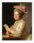 Portrait of Marie Emilie Cuivilliers, née Boucher, 1779 by Alexander Roslin