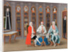 The Stenbock family in their library at Rånäs, c. 1740 by Carl Fredrik Svan
