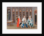 The Stenbock family in their library at Rånäs, c. 1740 by Carl Fredrik Svan