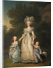 Queen Marie Antoinette of France and two of her Children Walking in The Park of Trianon, 1785 by Adolf Ulrik Wertmüller