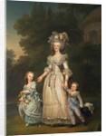 Queen Marie Antoinette of France and two of her Children Walking in The Park of Trianon, 1785 by Adolf Ulrik Wertmüller