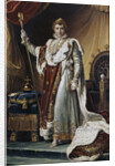 Portrait of Emperor Napoléon I Bonaparte in his Coronation Robes, ca 1804 by François Pascal Simon Gérard