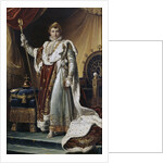 Portrait of Emperor Napoléon I Bonaparte in his Coronation Robes, ca 1804 by François Pascal Simon Gérard
